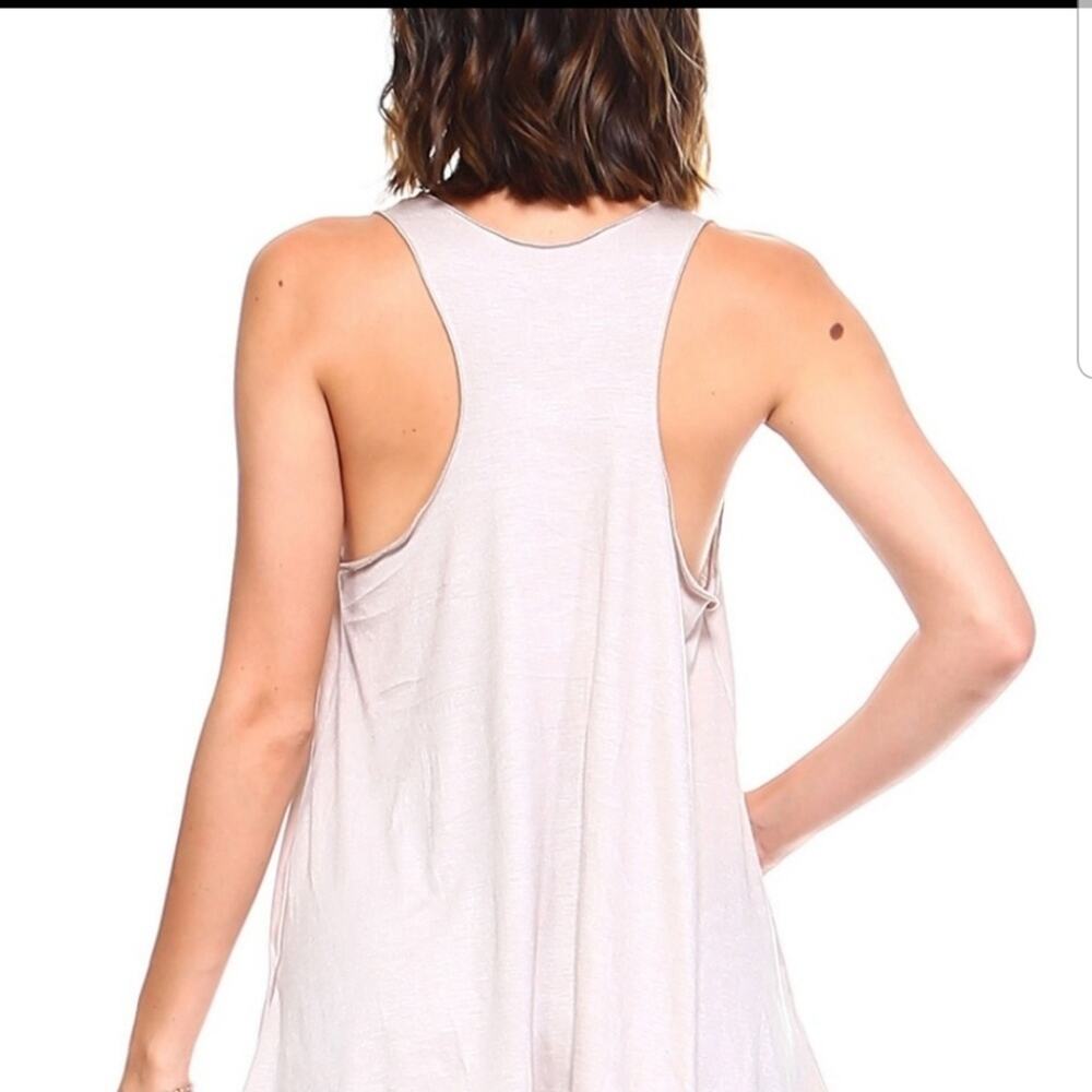 Simplicitie racerback swing tank light mocha tan small - Picture 6 of 8